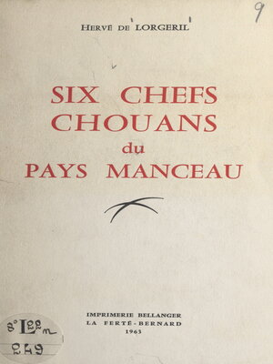 cover image of Six chefs chouans du Pays Manceau